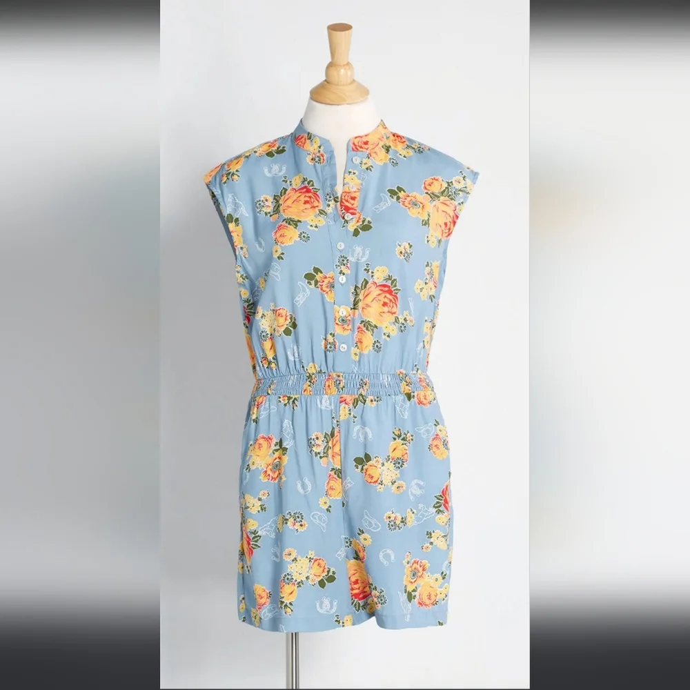 Modcloth Tennessee Rose Romper